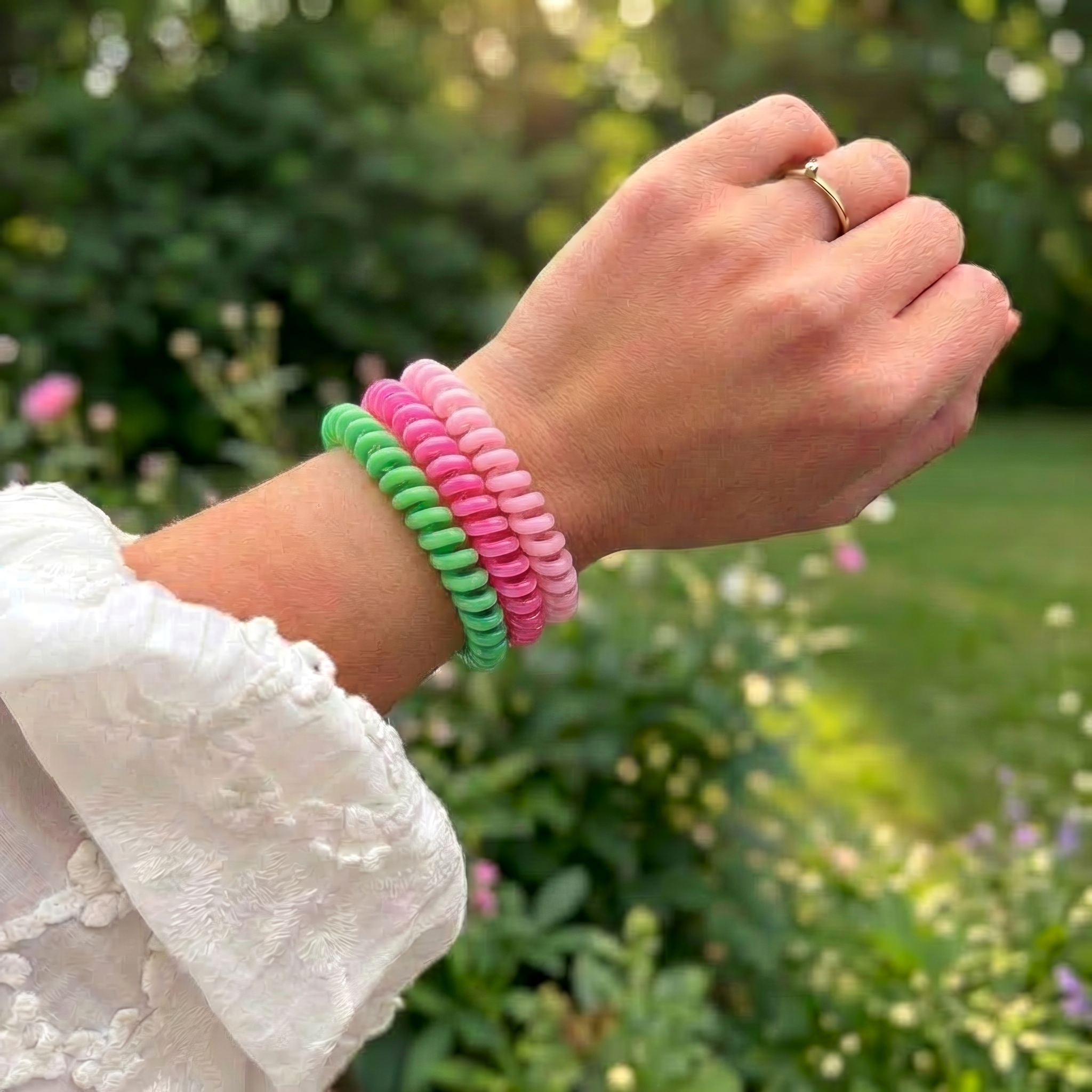 Citronella Armband / Haarelastiek (5 stuks)