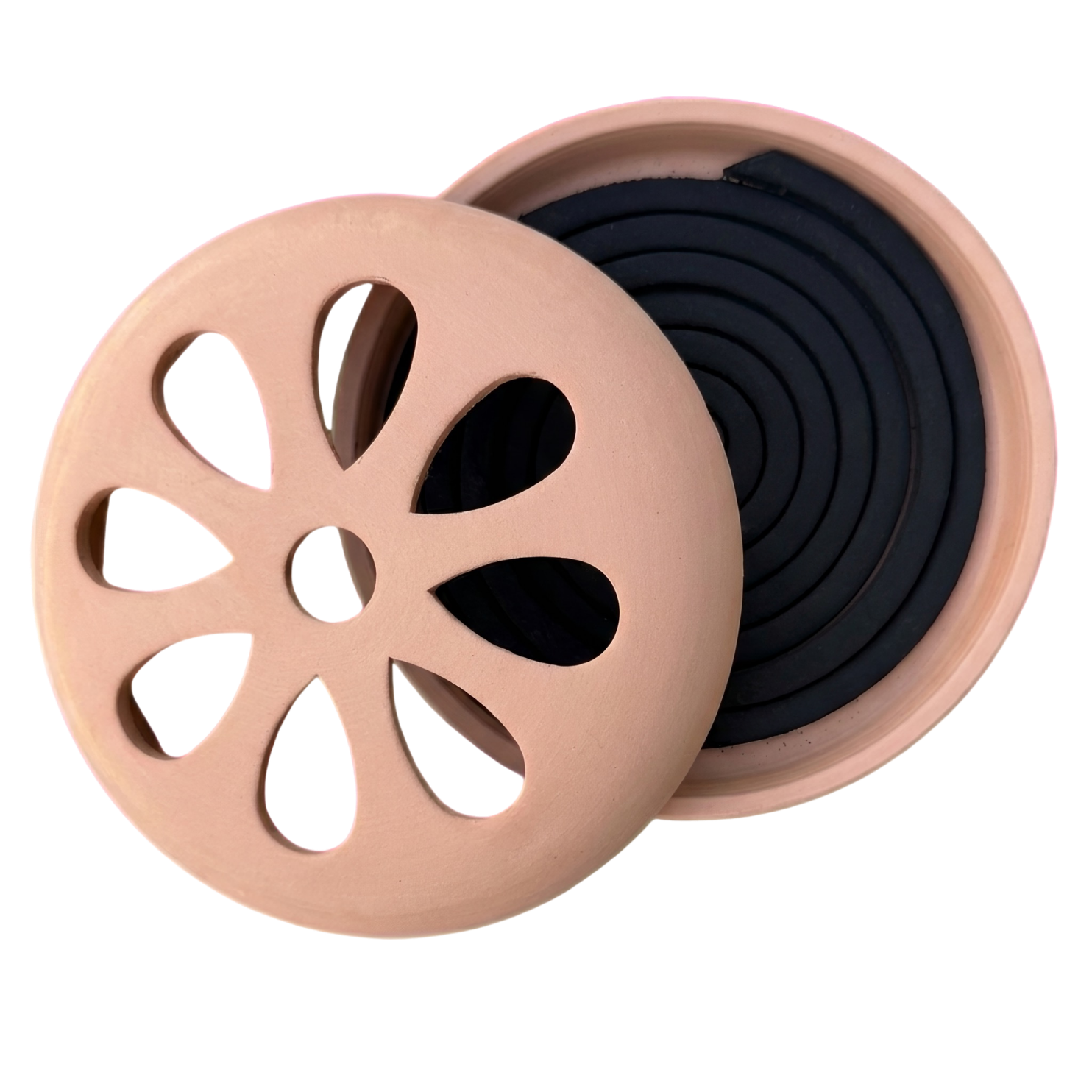 Spiraalhouder incl. 3 citronella-spiralen